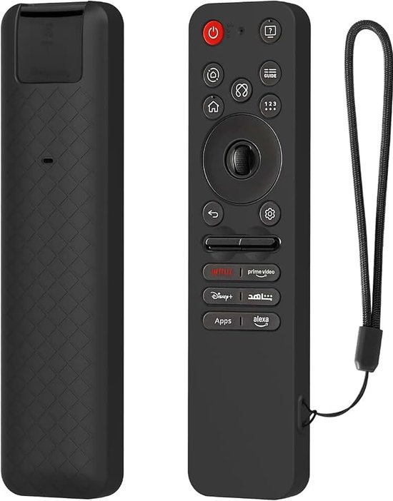 Beschermhoes compatibel met LG MR25GA, naadloze pasvorm, krasbestendig, zwart