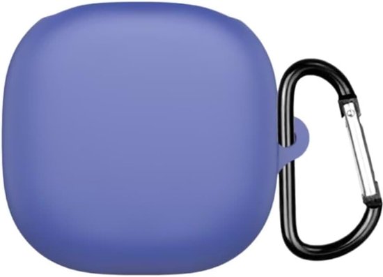 Beschermhoes compatibel met Shokz OpenFit 2+ T921, zachte siliconen, krasbestendig, Bluetooth hoofdtelefoonbox, beschermhoes, marineblauw