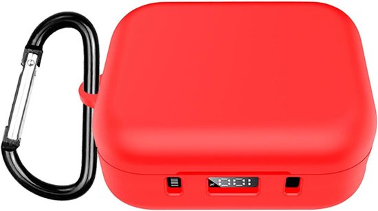 Beschermhoes - Smartphone - Ultradun - Rood - Siliconen - Soundcore P41i - Valbescherming - Draagbaar - Geschikt voor - Compatibel met - Smartphone - Rood van Merkloos