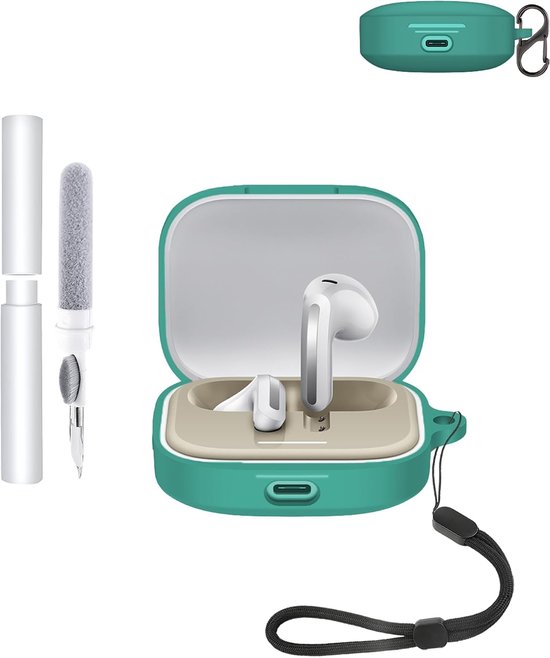 Beschermhoes voor Redmi buds 6 oordopjes - duurzaam en Bluetooth-oortelefoonhoesje met nauwkeurige gaten en oplaadcompatibiliteit - schokbestendig, comfortabel aanvoelend