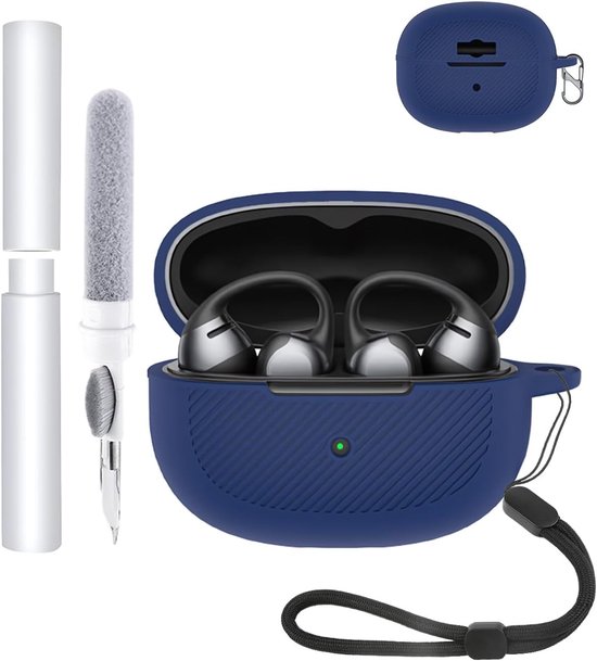 Beschermhoes voor SHOKZ Open Dots ONE oordopjes, Bluetooth-oortelefoonhoes met nauwkeurige gatpositionering - schokbestendig en krasbestendig, aangenaam gevoel