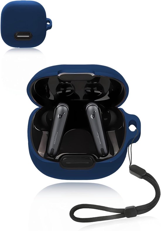 Beschermhoes voor soundcore door soundcore door Anker Liberty 4 NC Adaptive Noise Cancelling oordopjes, zachte siliconen hoes met waterdicht, schokbestendig en krasbestendig, ideaal voor dagelijkse
