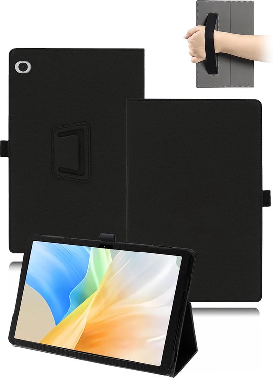 Beschermhoes voor Wacom MovinkPad 11 11,45 inch 2025 Nieuwste Tablet met Polsband & Stand & Anti-diefstal functie - Slank en eenvoudig ontwerp, Zwart