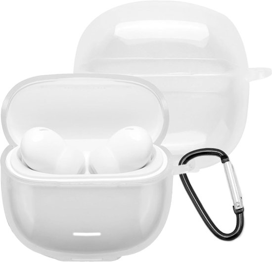 Beschermhoes voor Xiaomi Redmi Buds 8 Lite, siliconen, schokbestendig, beschermhoes voor Xiaomi Redmi Buds 8 Lite bluetooth-hoofdtelefoon, transparant