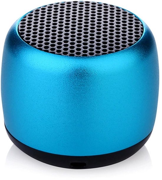 Beste mini-draagbare Bluetooth-luidspreker met HD-geluid en bas – de kleinste draadloze Bluetooth-luidsprekers voor telefoon/PC/tablet – fotoknop, selfie, oproepen beantwoorden.L