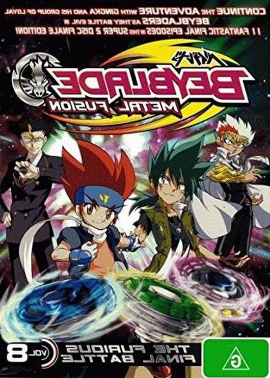 Beyblade Metal Fusion DVD - Animeren Serie - Film Kijken - Furious Final Battle - 160 g - Niet gespecificeerd