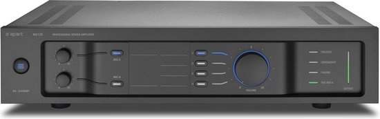 Biamp Commercial Audio MA120 Optreden/podium Zwart van Biamp