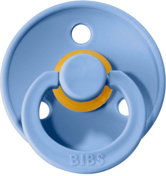 Bibs Sky Blue 0-6 mnd Fopspeen van Bibs