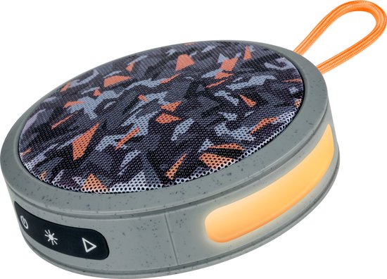 Bigben Nano Party - Portable Bluetooth Speaker - Camo Oranje van BIG