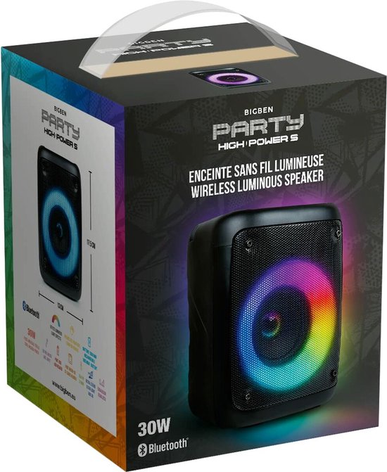 Bigben Party - Bluetooth Speaker - Lichteffecten - Small van BIG