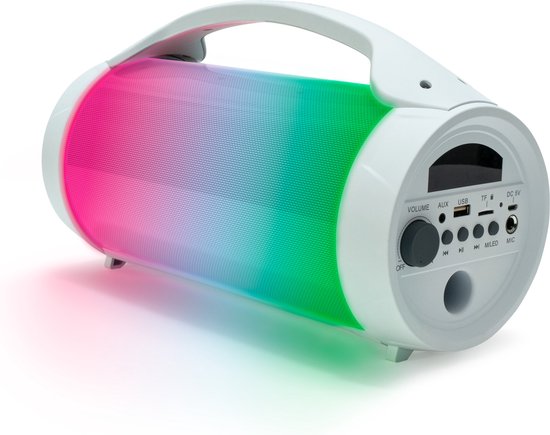 Bigben Party Lite - Draadloze speaker - Bluetooth - Wit van BIG