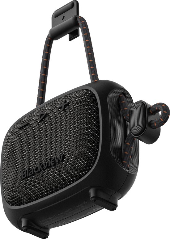 Blackview AuraBass 1 - Bluetooth Speaker - Draagbare Speaker met Bluetooth - Draadloze Muziek Box - Min 10 uur - True Wireless Stereo - BT 5.3 - Waterbestendig IPX7 - Zwart van Merkloos