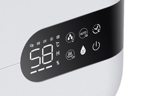 Blaupunkt AHS902 luchtbevochtiger Stoom 4,5 l Wit 155 W van Blaupunkt