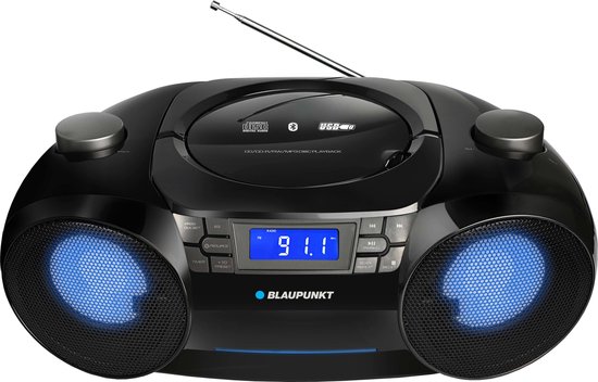 Blaupunkt BB31LED Digitaal 6 W Zwart, Grijs van Merkloos