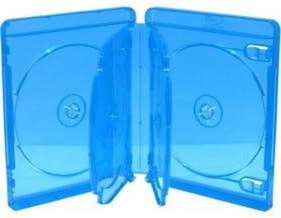 Blu-ray doosjes - Opslag media - Films bewaren - Machine-pack-quality - 22 mm - Blauw