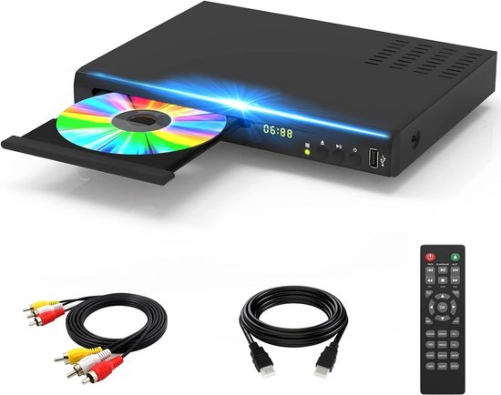 Blu-ray DVD Speler met HDMI en Multi-regio Ondersteuning - Ideaal voor Thuisbioscoop