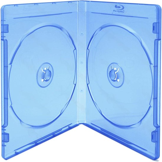 Blu-Ray Hoesjes - Opslag Media - Schijven Beschermen - Transparante Folie - 170 x 135 x 11 mm - Blauw