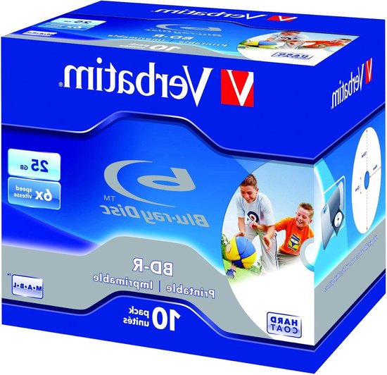 Blu-Ray Schijven - BD-R Discs - Opslaan van Data - Krasbescherming - 25 GB - Blauw