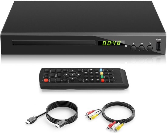 Blu-ray Speler - DVD Speler - Films Kijken - Multiregio DVD - 1080P HD - Zwart
