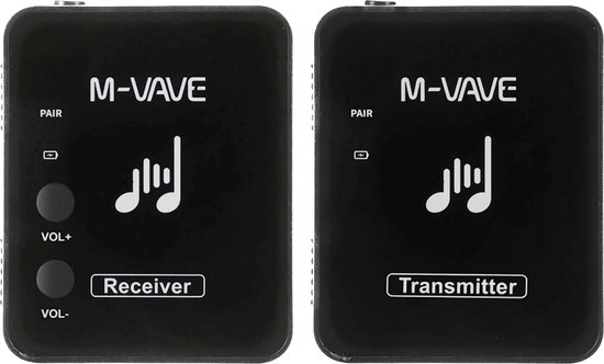 Bluetoolz® | VAVE 2.4 GHZ | Set bestaande uit 1x Zender en 1x Ontvanger - Geen vertraging - 15 tot 30 meter - geen bluetooth - geschikt voor muziekinstrumenten en TV van Merkloos