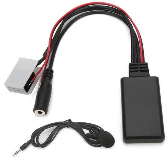 Bluetooth, 12Pin Autoradio RD4 Bluetooth Muziek AUX Telefoontje Handsfree MIC Adapter Accessoire Geschikt voor van Merkloos