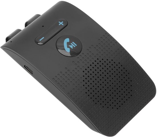 Bluetooth 5.0 Handsfree Mobiele Telefoon Carkit, Dubbele Verbinding Auto Bluetooth Speaker, Automatische Verbinding, Auto Handsfree Speakerphone voor Mobiele Telefoon