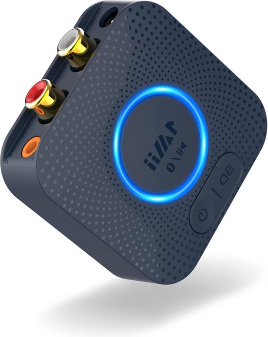 Bluetooth 5.0 ontvanger aptX HD Low Latency 3D Surround 3.5 mm RCA-ingang - 1Mii B06HD - draadloze audio-adapter Bluetooth Receiver van 1Mii