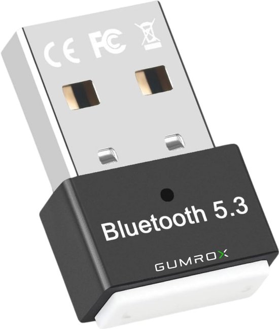 Bluetooth 5.3 Dongle Adapter voor PC - Low Latency, Plug & Play, Compatibel met Windows 11/10/8.1/7 van Merkloos