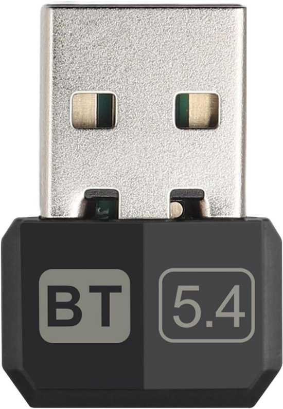 Bluetooth 5.4 Adapter voor PC - USB Bluetooth Dongle en Stick - Plug-and-Play voor Windows 7/8/10/11 van Merkloos