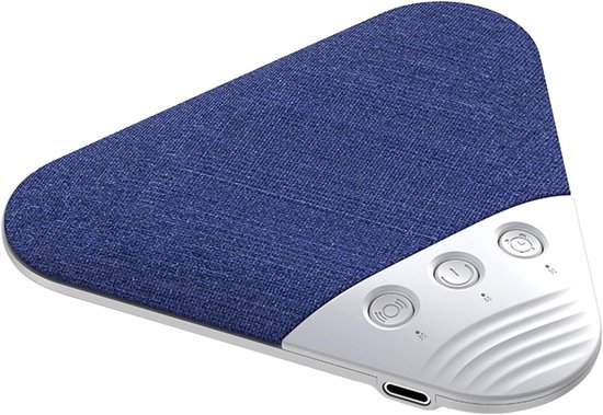 Bluetooth 5.4 Kussenluidspreker voor Slapen, Dunne Slaaplautspreker met Witte Ruis voor Onder het Kussen, Geschikt voor Zijslapers, USB-C Oplaadbaar, Automatische Uitschakeltimer