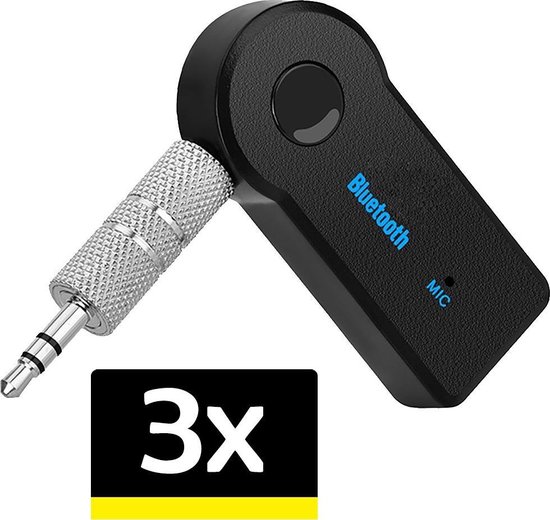 Bluetooth Adapter Draadloos Receiver Auto Carkit Muziek AUX Audio - 3 stuks van Aottom