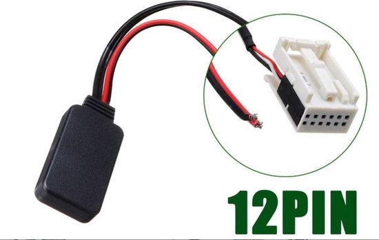 Bluetooth adapter voor Bmw E60 E61 E80 E81 E87 E88 E90 E91 E92 E93 M5 M6 Muziek streaming van Merkloos