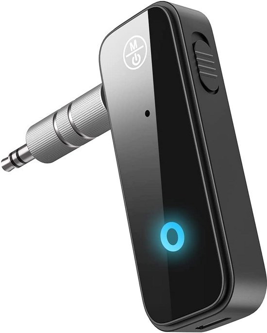 Bluetooth Audio Adapter - Draadloze Ontvanger Zender - Muziek Streamen - Low Latency Audio - 10 Meter Bereik - Zwart