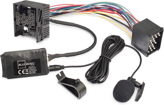 Bluetooth Audio Adapter met Handsfree voor BMW E46 E39 E38 en MINI (Ronde Pin Cassette Radio) van Merkloos