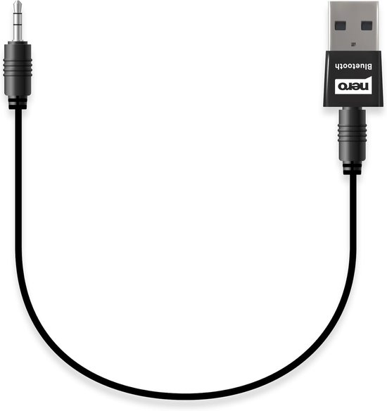 Bluetooth AUX adapter 5.0 – USB ontvanger voor auto en speakers met 3,5 mm jack en 48 cm kabel