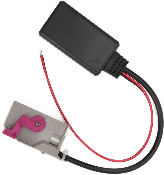 Bluetooth AUX Cable Adapter, Car Bluetooth Module AUX-IN Cable Wireless Audio Adapter Replacement for A3 A8 TT RNS-E 32 Pole van Merkloos