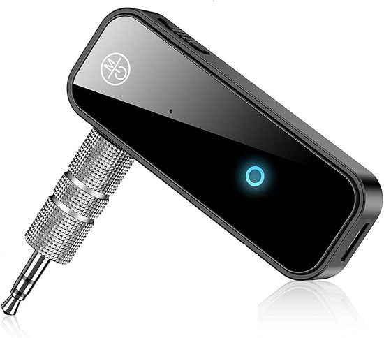 Bluetooth Car Adapter Bluetooth Receiver Jack Bluetooth Transmitter, Car Bluetooth Transmitter with 3.5 mm Aux Jack Car Accessory Hands-Free Calling for TV Speaker van Merkloos