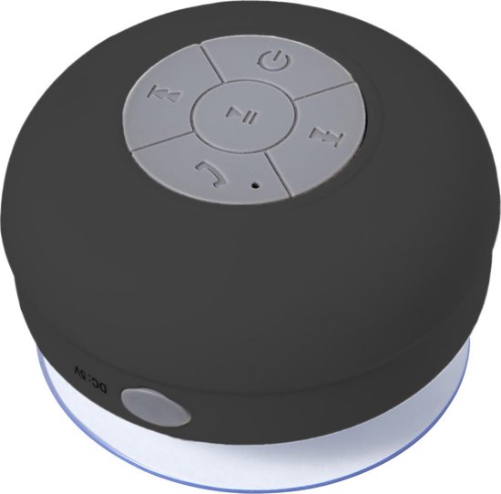 Bluetooth douche speaker - zwart van Soundlogic