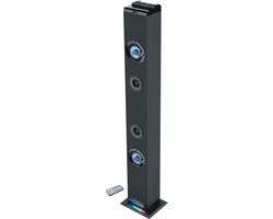 Bluetooth geluidstoren - INOVALLEY - HP58BTH - 60W - Bluetooth V4.1 - Verlichting - FM - AUX-IN - Afneembare standaard - Inclusief afstandsbediening van Merkloos