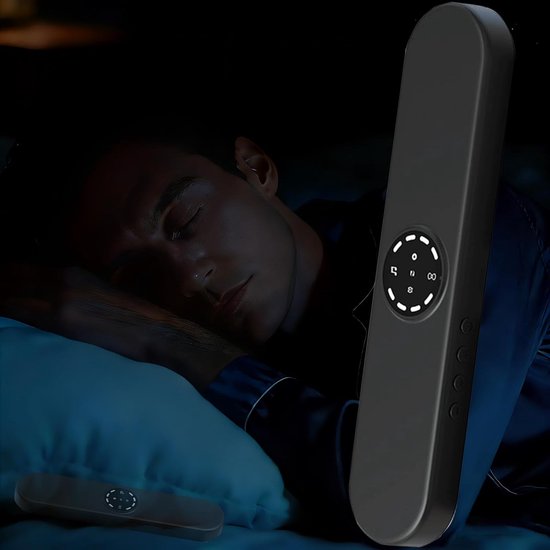Bluetooth-kussenluidspreker voor een goede nachtrust - Bone Conduction-slaapluidspreker voor onder het kussen met ingebouwde 35 witte ruistonen, draagbare slaapkoptelefoon voor op reis, soundbar met 300mAh-batterij (zwart)