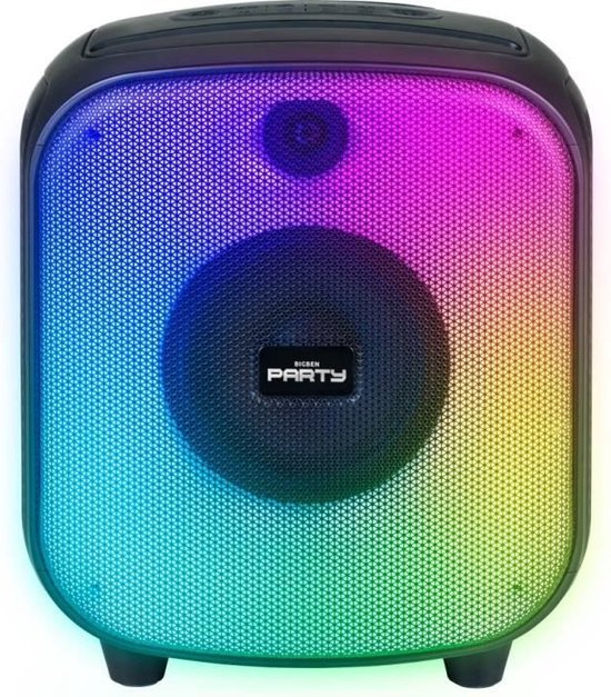 Bluetooth-luidspreker - BIGBEN - Kubusformaat - 200 W - Lichteffecten - USB - Micro-SD - USB-C Li-on batterij van Merkloos