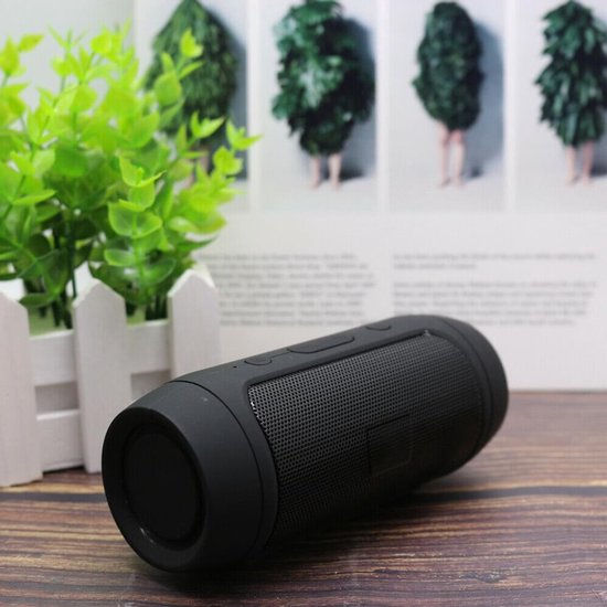 Bluetooth-luidspreker – Draadloze speaker met 360° geluid en USB-oplaadbaar – 1 stuks – Voor binnen en buiten van Merkloos