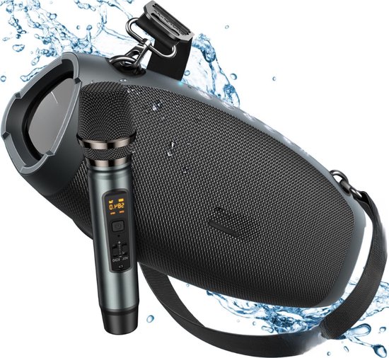 Bluetooth Luidspreker Groot Met Draadloze Microfoon 120 W Piek 70 W IPX6 Draagbare Outdoor Luidsprekerboxen Bluetooth Box Muziekbox Drie Passieve Diepe Bas DSP Powerbank