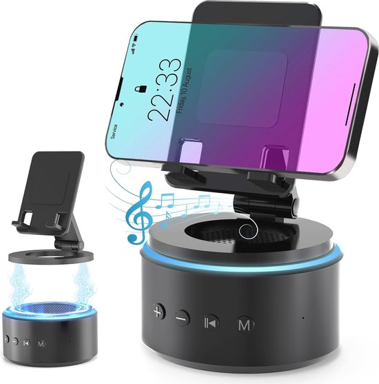 Bluetooth-luidspreker met Telefoonstandaard | Cadeaus voor Mannen en Kerstmis | Grappige Muziekbox en Gadgets voor Hem van Gadgy