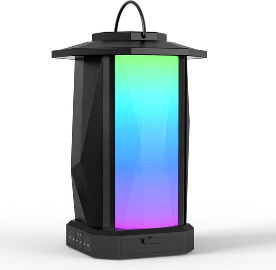 Bluetooth Luidspreker Voor Buiten - 40 Uur Speeltijd, Draadloze Partybox Met Powerbankfunctie, 50 W Stereo Geluid, IPX5 Waterdicht van Caliber