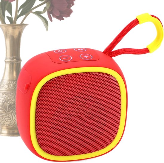 Bluetooth-luidspreker voor buiten, draadloze subwoofer, mini-luidspreker - rood van Merkloos
