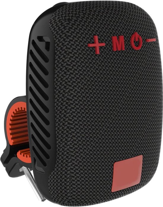 Bluetooth-luidspreker voor fietsen - Dubbele Koppeling - Draagbare en Waterdichte Luidspreker - V5.3 - Ondersteunt FM-radio en Geheugenkaart - Fietsluidspreker - Zwart . van Merkloos
