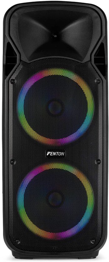 Bluetooth Party Speaker - 1400 W Vermogen - Accu - Zwart - Draadloze Microfoon - Karaoke Speaker