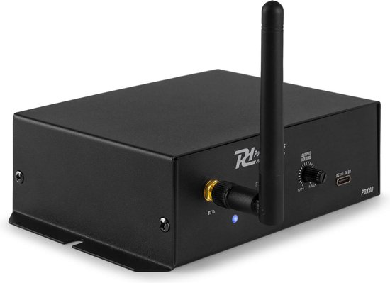 Bluetooth Receiver - Power Dynamics PDX40 - Bluetooth Ontvanger - Draadloos bereik - Tot 30 Meter - Zwart van Power Dynamics
