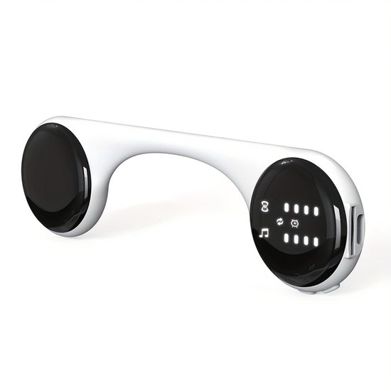 Bluetooth-slaapluidspreker met botgeleiding, slaaphulpmiddel voor onder het kussen, witte ruisspeler, compatibel met TF-kaartsleuf, oorvriendelijk, draagbaar slaaphulpmiddel (wit). van Merkloos
